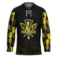 Personalised Aloha Hawaii Kahili Hockey Jersey Kanaka Maoli With Kakau Pattern