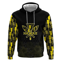 Personalised Aloha Hawaii Kahili Hoodie Kanaka Maoli With Kakau Pattern