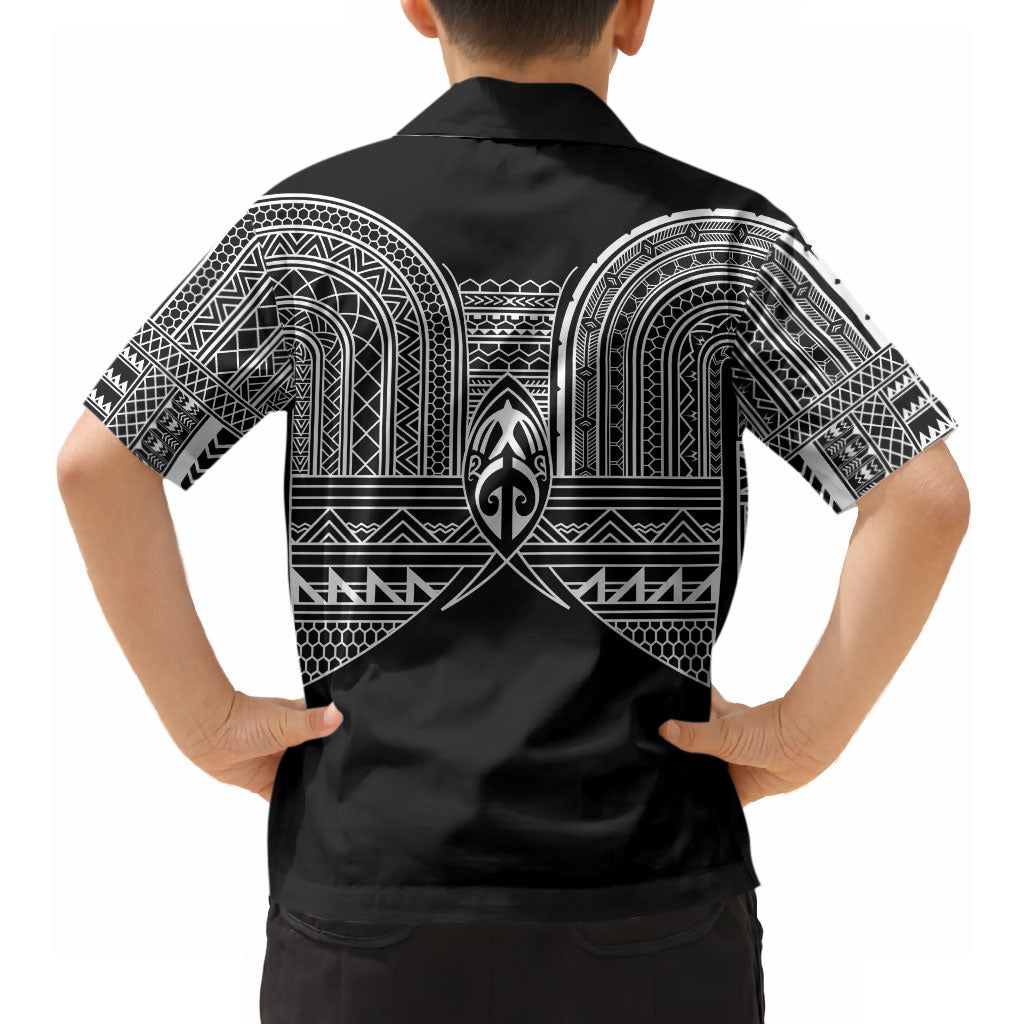 Philippines Igorot Tribal Inspired Hawaiian Shirt Black Version
