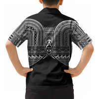 Philippines Igorot Tribal Inspired Hawaiian Shirt Black Version
