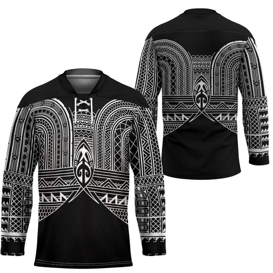 Philippines Igorot Tribal Inspired Hockey Jersey Black Version