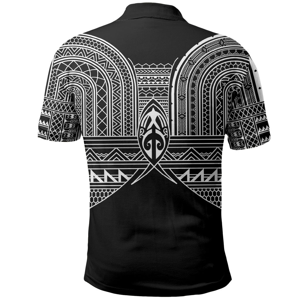 Philippines Igorot Tribal Inspired Polo Shirt Black Version LT05 - Polynesian Pride