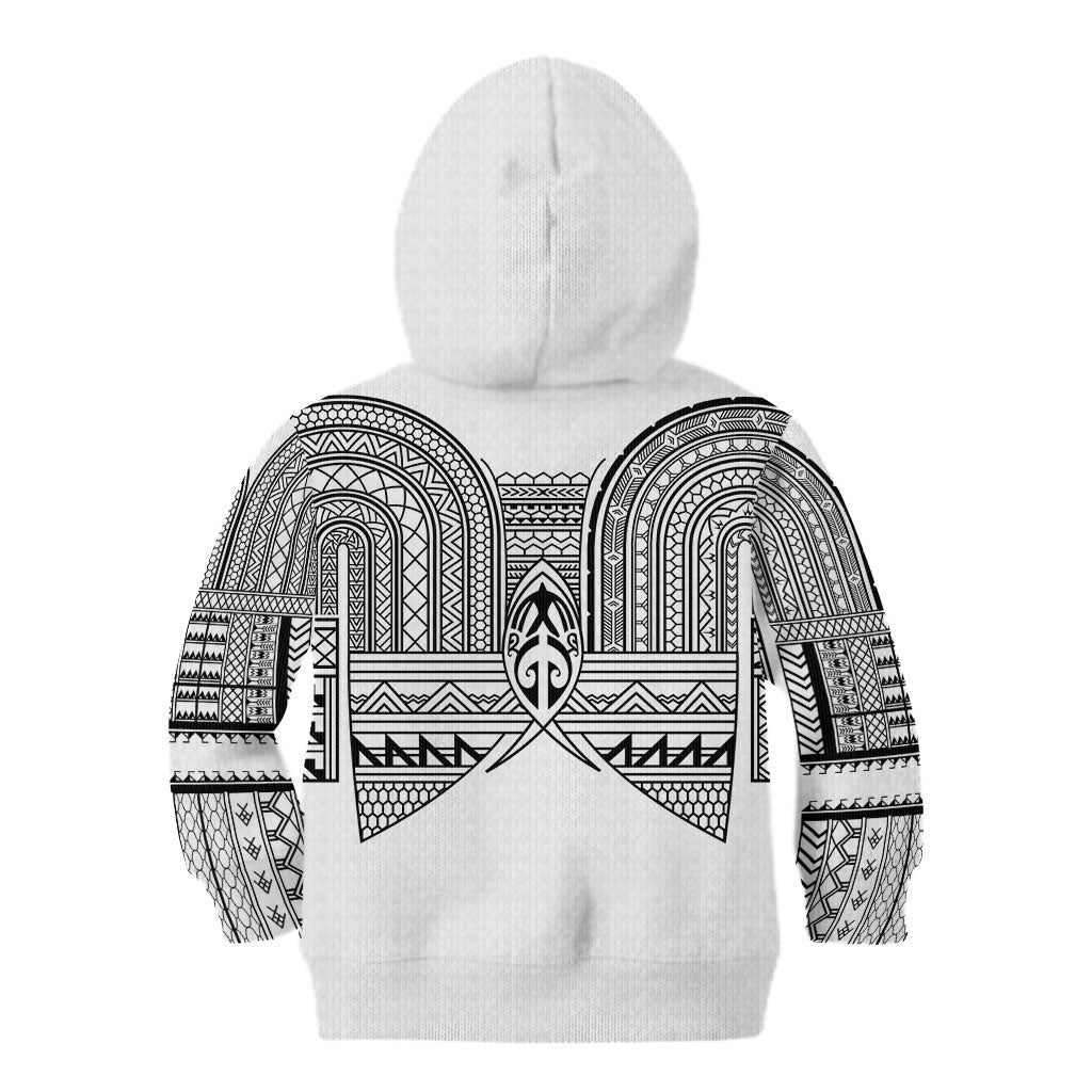 Philippines Igorot Tribal Inspired Kid Hoodie White Version