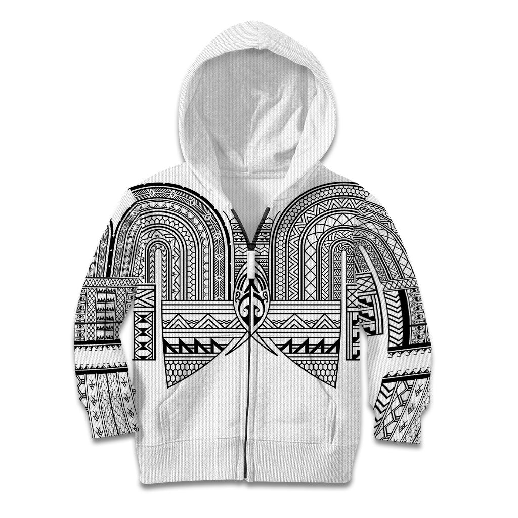 Philippines Igorot Tribal Inspired Kid Hoodie White Version
