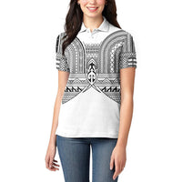 Philippines Igorot Tribal Inspired Women Polo Shirt White Version