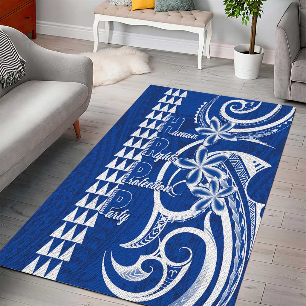 Samoa HRPP Party Area Rug Polynesian Pattern - Polynesian Pride