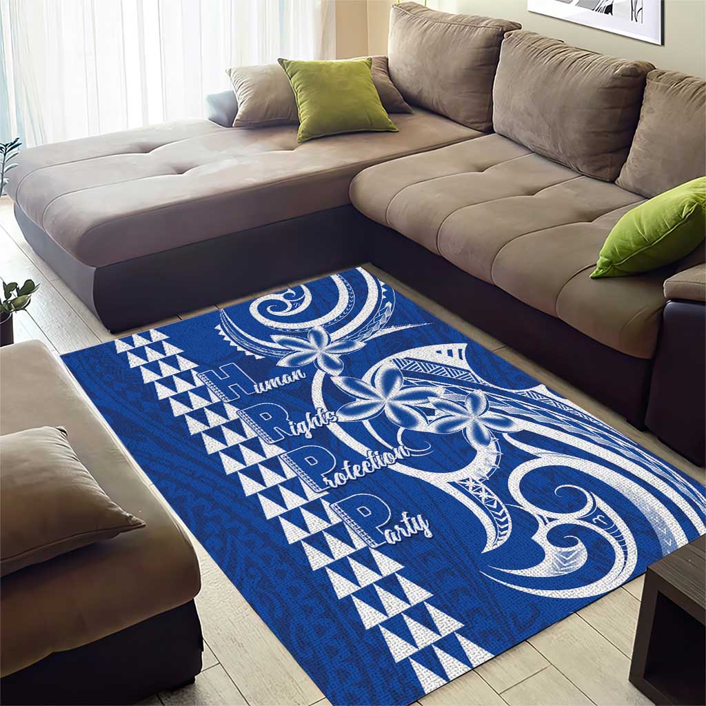Samoa HRPP Party Area Rug Polynesian Pattern - Polynesian Pride