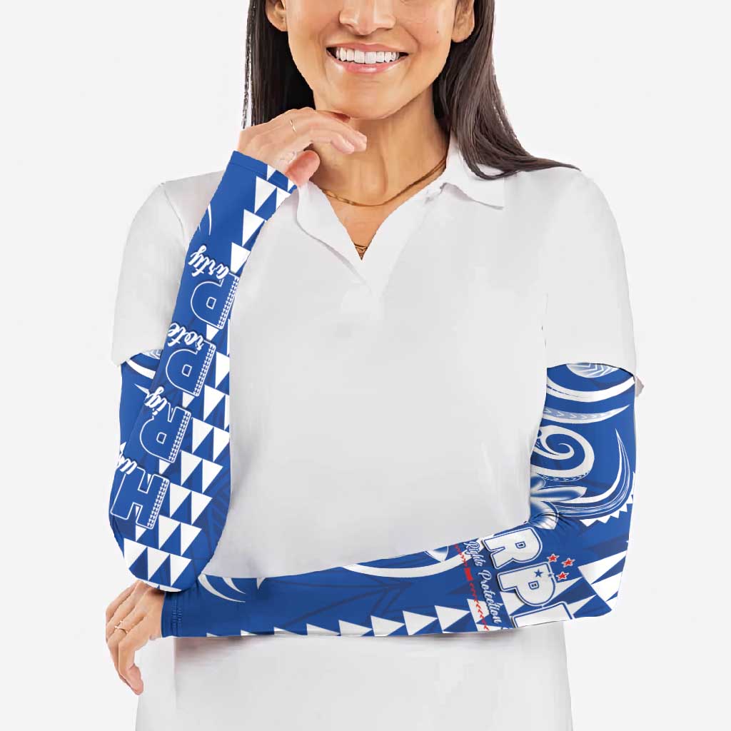 Samoa HRPP Party Arm Sleeves Polynesian Pattern - Polynesian Pride