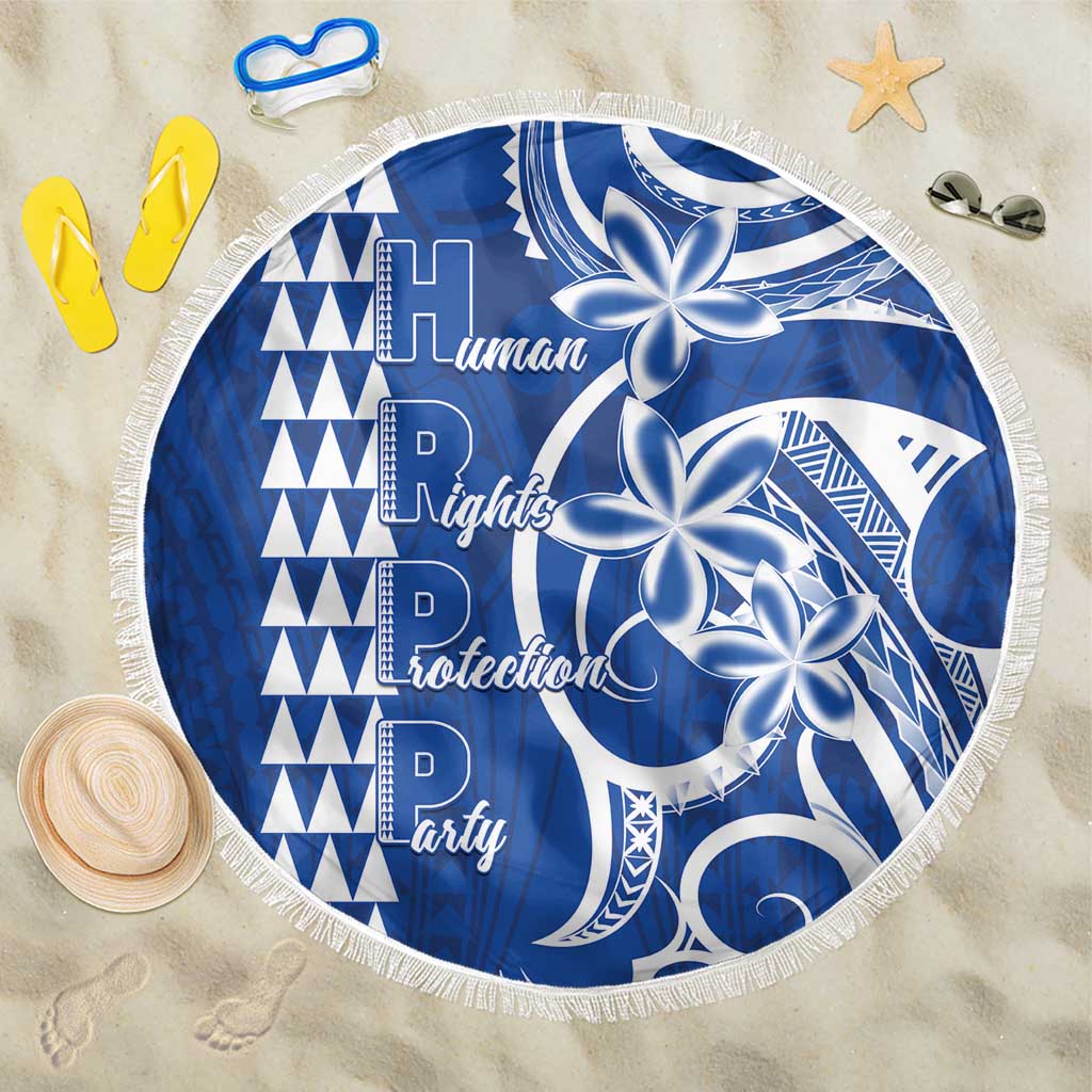 Samoa HRPP Party Beach Blanket Polynesian Pattern - Polynesian Pride