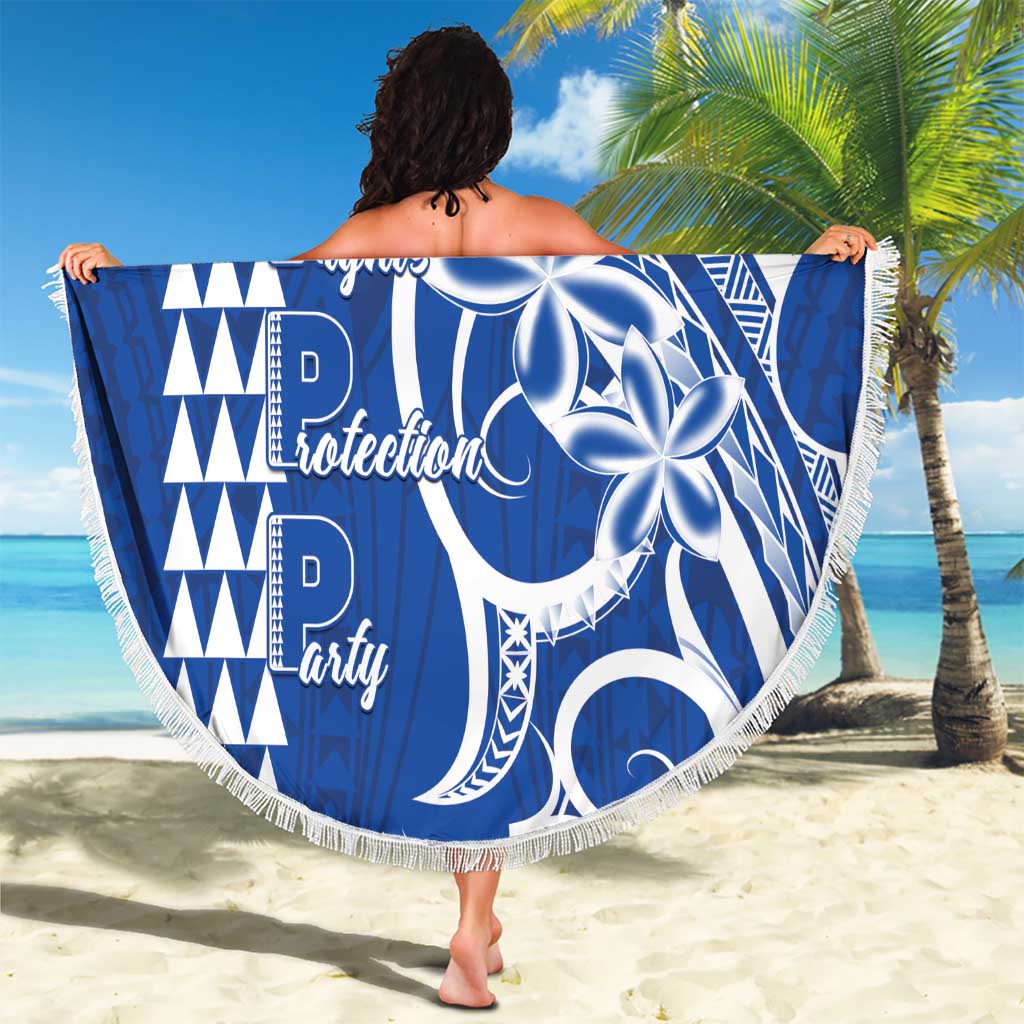 Samoa HRPP Party Beach Blanket Polynesian Pattern - Polynesian Pride