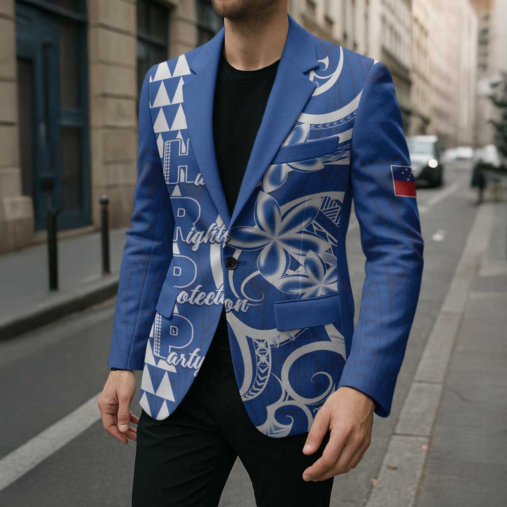 Samoa HRPP Party Blazer Polynesian Pattern - Polynesian Pride