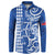 Samoa HRPP Party Button Sweatshirt Polynesian Pattern - Polynesian Pride