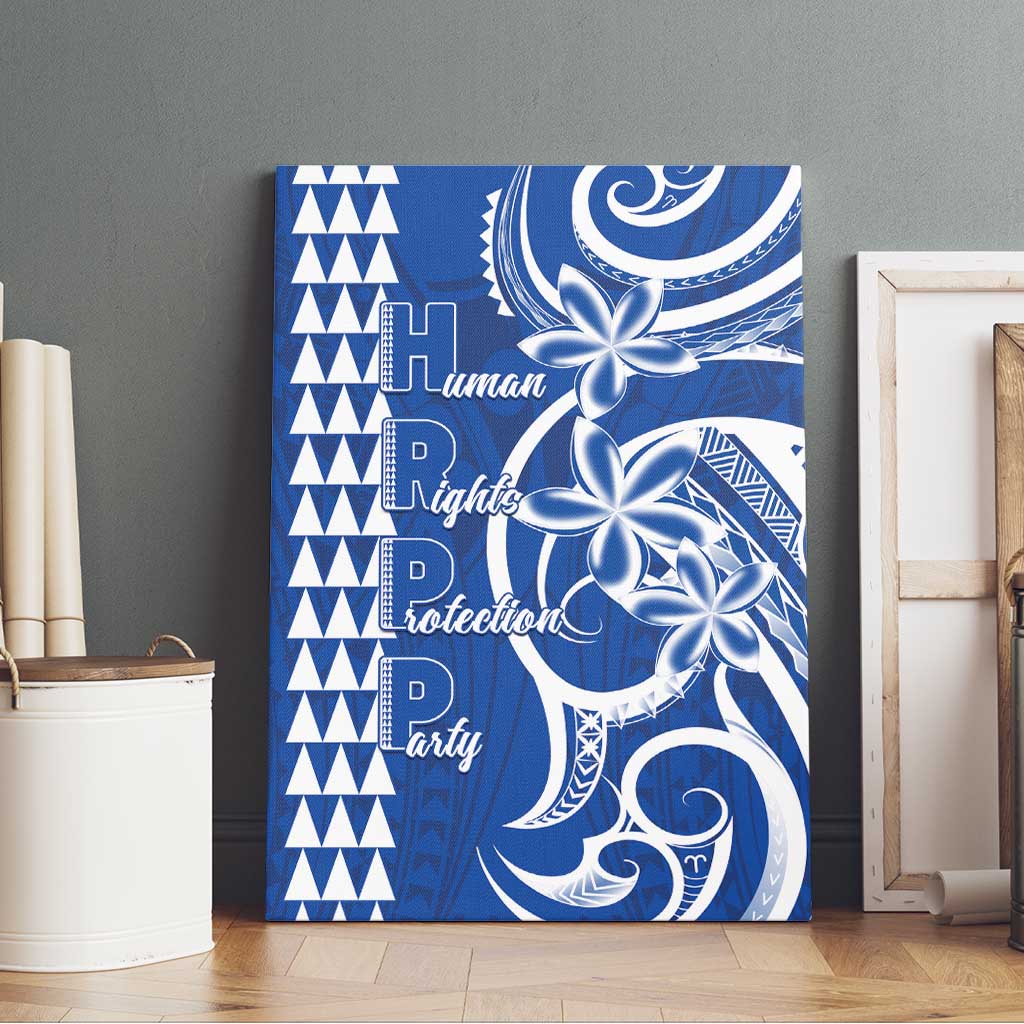 Samoa HRPP Party Canvas Wall Art Polynesian Pattern - Polynesian Pride
