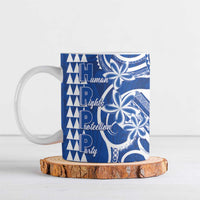 Samoa HRPP Party Ceramic Mug Polynesian Pattern - Polynesian Pride