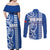 Samoa HRPP Party Couples Matching Off Shoulder Maxi Dress and Long Sleeve Button Shirt Polynesian Pattern - Polynesian Pride