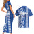 Samoa HRPP Party Couples Matching Short Sleeve Bodycon Dress and Hawaiian Shirt Polynesian Pattern - Polynesian Pride