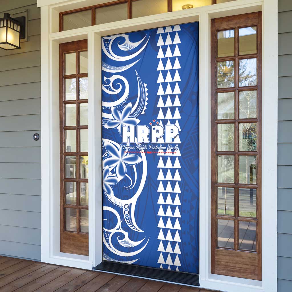 Samoa HRPP Party Door Cover Polynesian Pattern - Polynesian Pride