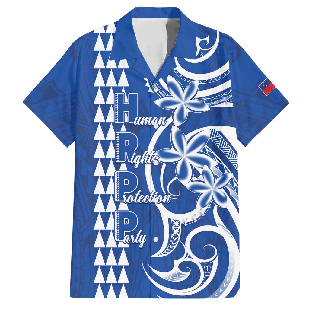 Samoa HRPP Party Family Matching Long Sleeve Bodycon Dress and Hawaiian Shirt Polynesian Pattern - Polynesian Pride