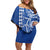 Samoa HRPP Party Family Matching Off Shoulder Short Dress and Hawaiian Shirt Polynesian Pattern - Polynesian Pride