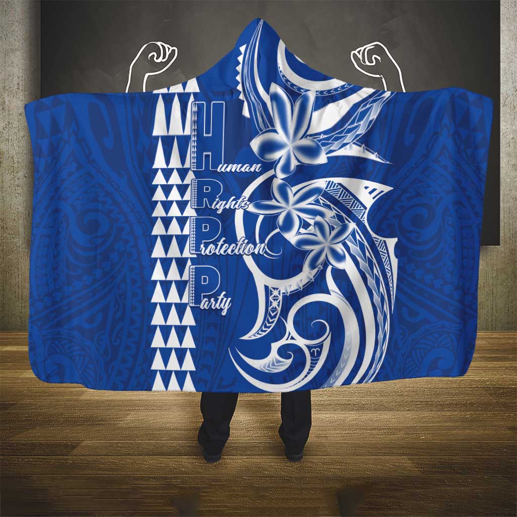 Samoa HRPP Party Hooded Blanket Polynesian Pattern - Polynesian Pride