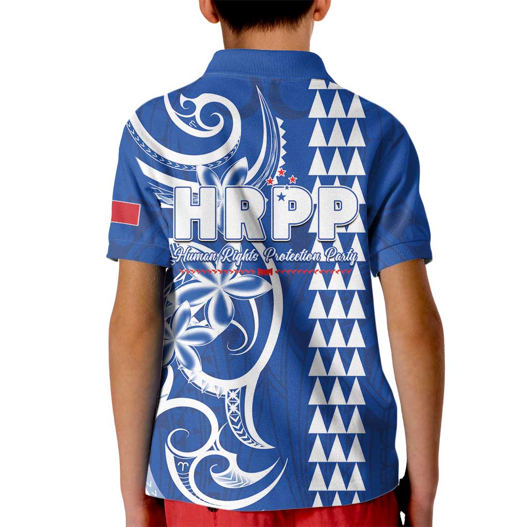 Samoa HRPP Party Kid Polo Shirt Polynesian Pattern - Polynesian Pride