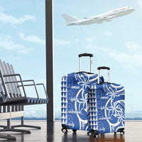 Samoa HRPP Party Luggage Cover Polynesian Pattern - Polynesian Pride