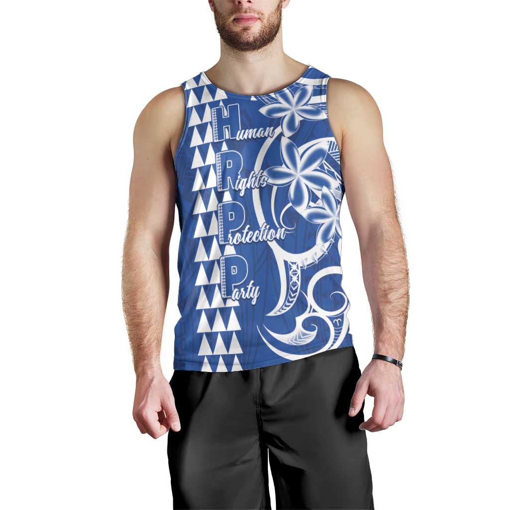 Samoa HRPP Party Men Tank Top Polynesian Pattern - Polynesian Pride