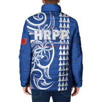 Samoa HRPP Party Padded Jacket Polynesian Pattern - Polynesian Pride
