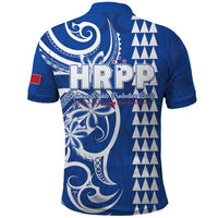 Samoa HRPP Party Polo Shirt Polynesian Pattern - Polynesian Pride