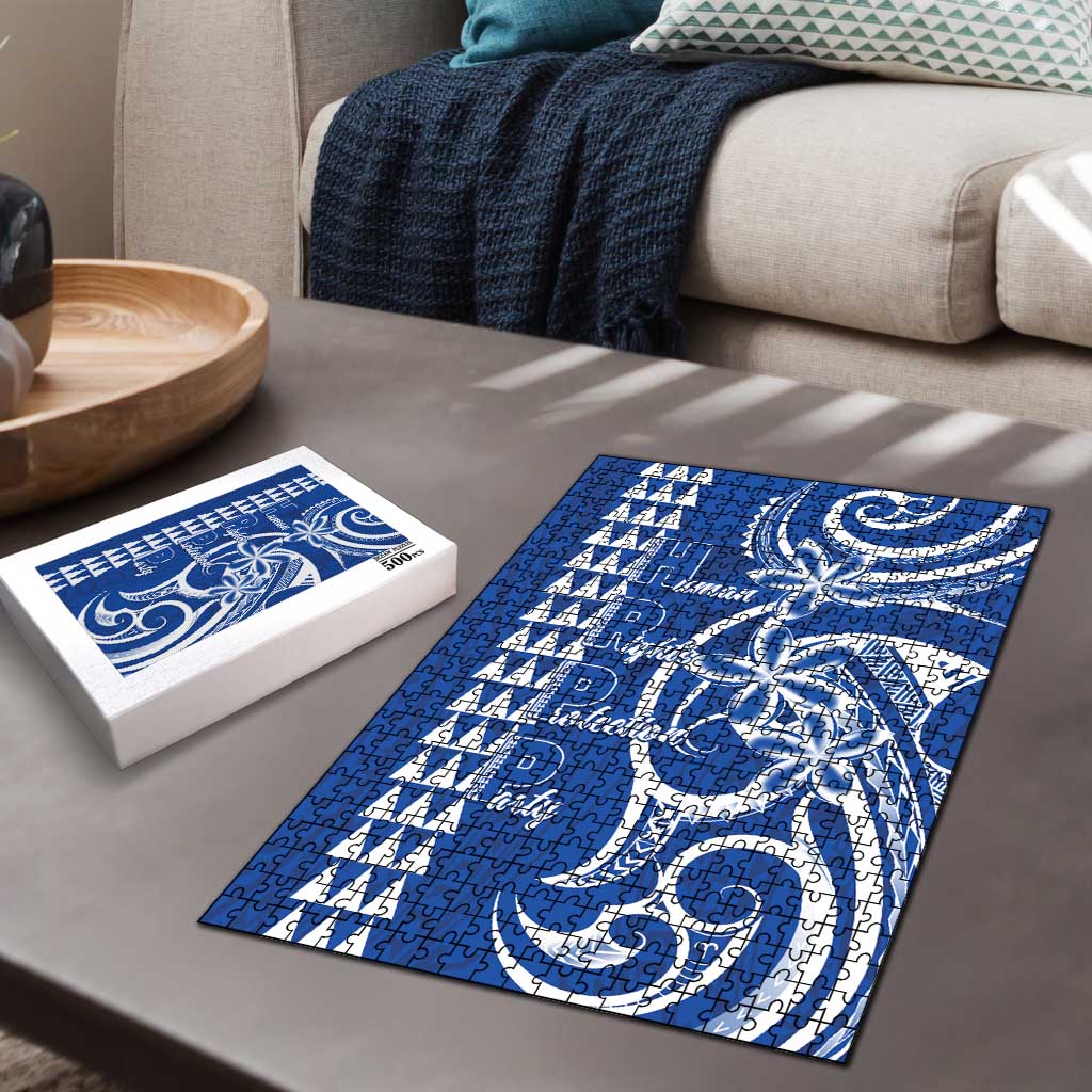 Samoa HRPP Party Puzzle Polynesian Pattern - Polynesian Pride
