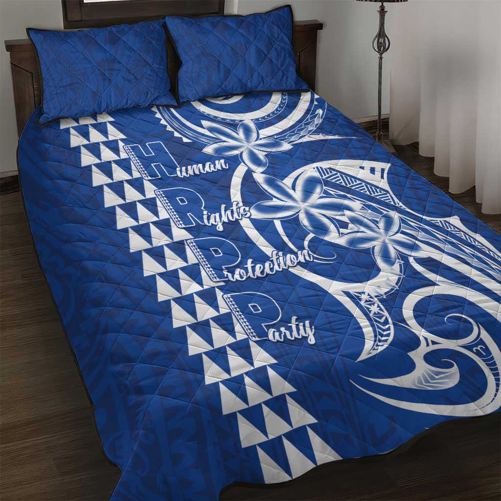 Samoa HRPP Party Quilt Bed Set Polynesian Pattern - Polynesian Pride