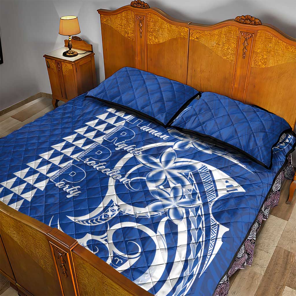 Samoa HRPP Party Quilt Bed Set Polynesian Pattern - Polynesian Pride