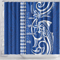 Samoa HRPP Party Shower Curtain Polynesian Pattern - Polynesian Pride