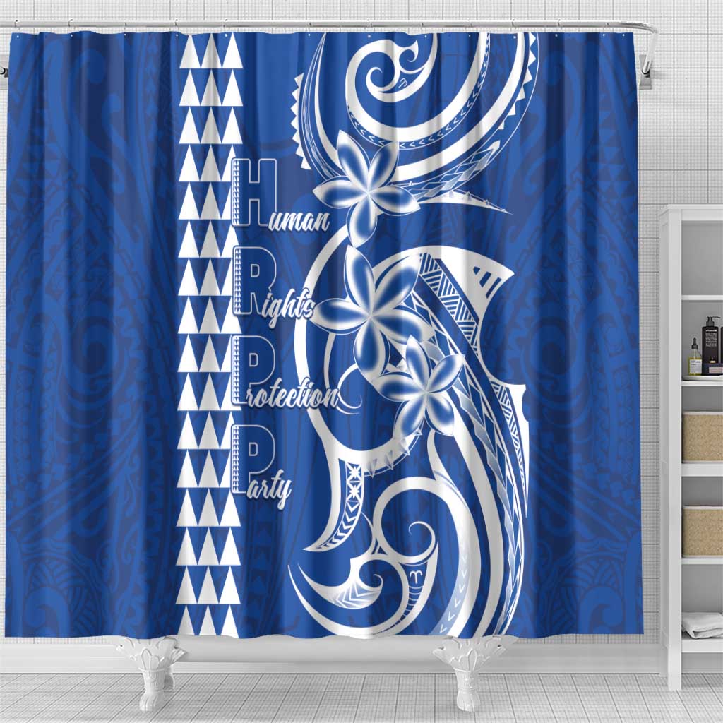 Samoa HRPP Party Shower Curtain Polynesian Pattern - Polynesian Pride