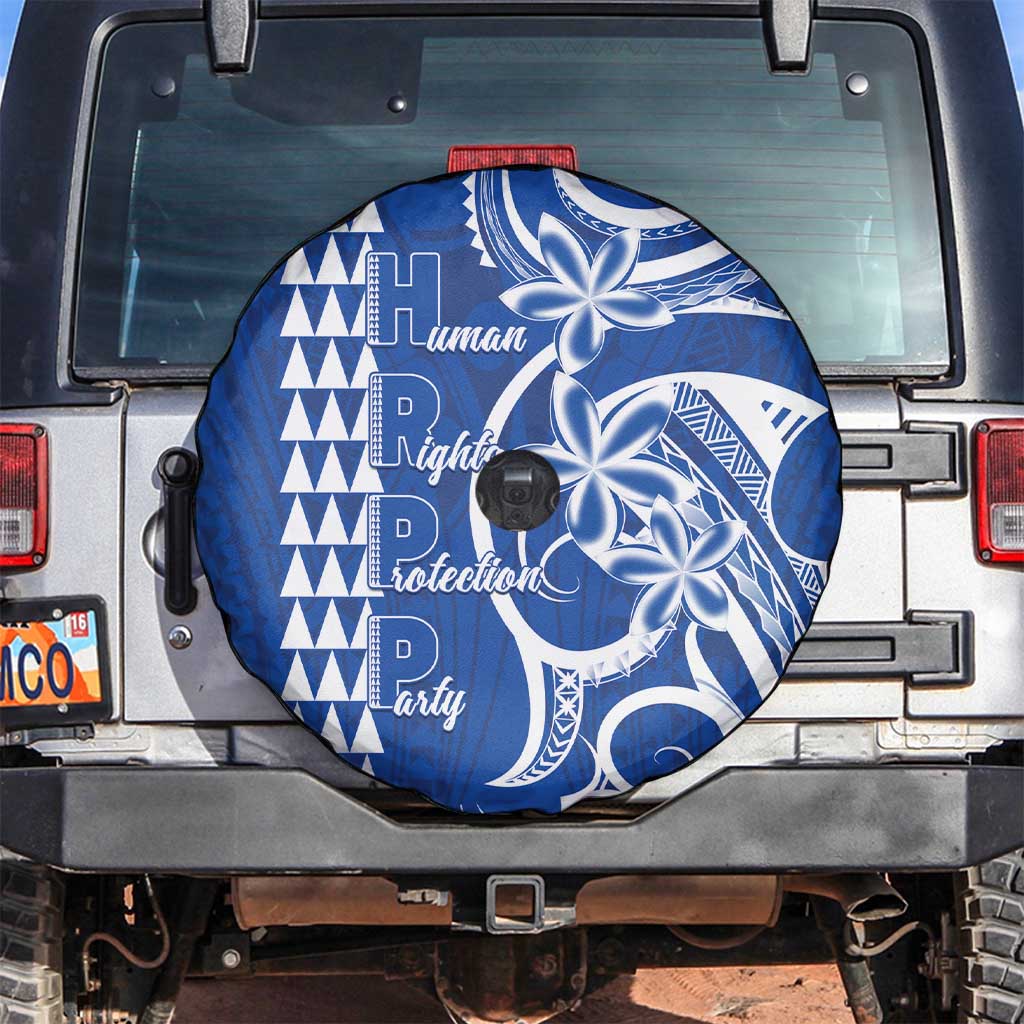Samoa HRPP Party Spare Tire Cover Polynesian Pattern - Polynesian Pride