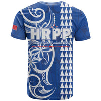 Samoa HRPP Party T Shirt Polynesian Pattern - Polynesian Pride