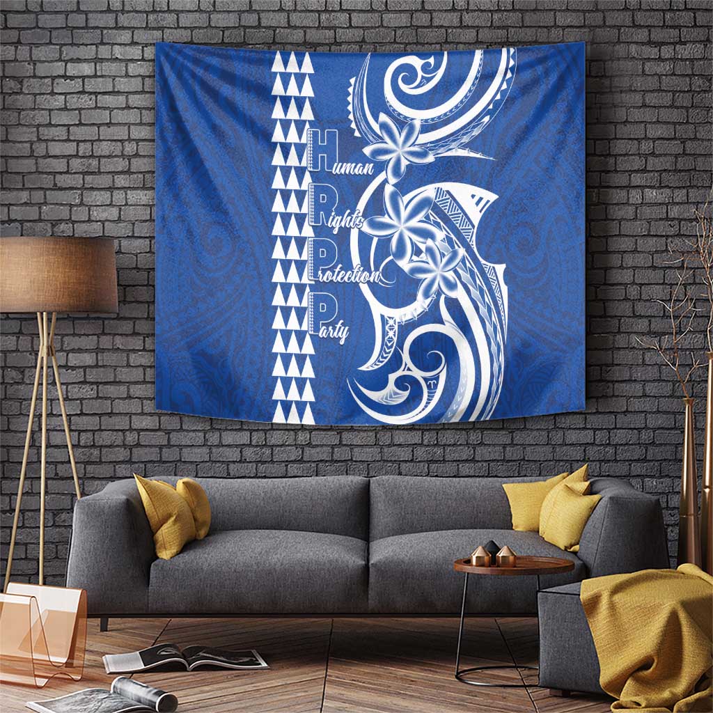 Samoa HRPP Party Tapestry Polynesian Pattern - Polynesian Pride