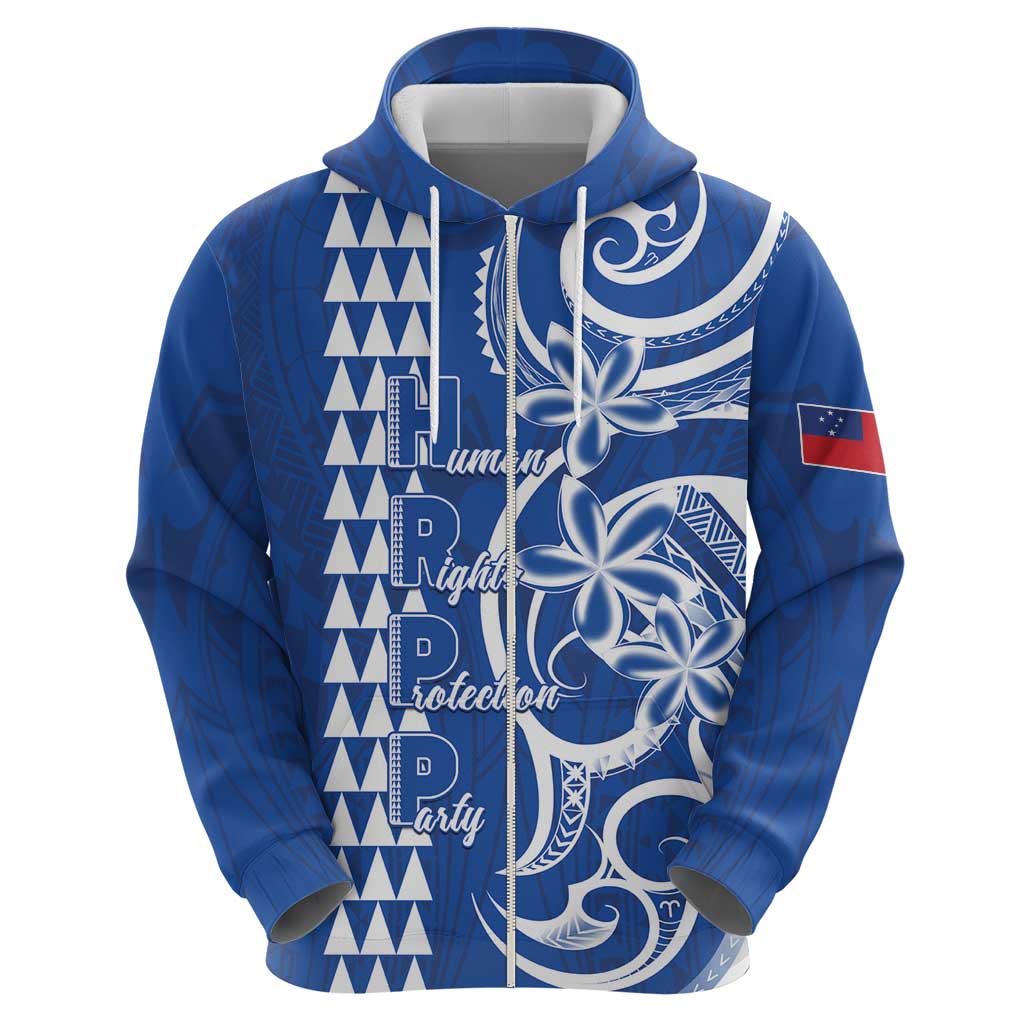 Samoa HRPP Party Zip Hoodie Polynesian Pattern - Polynesian Pride