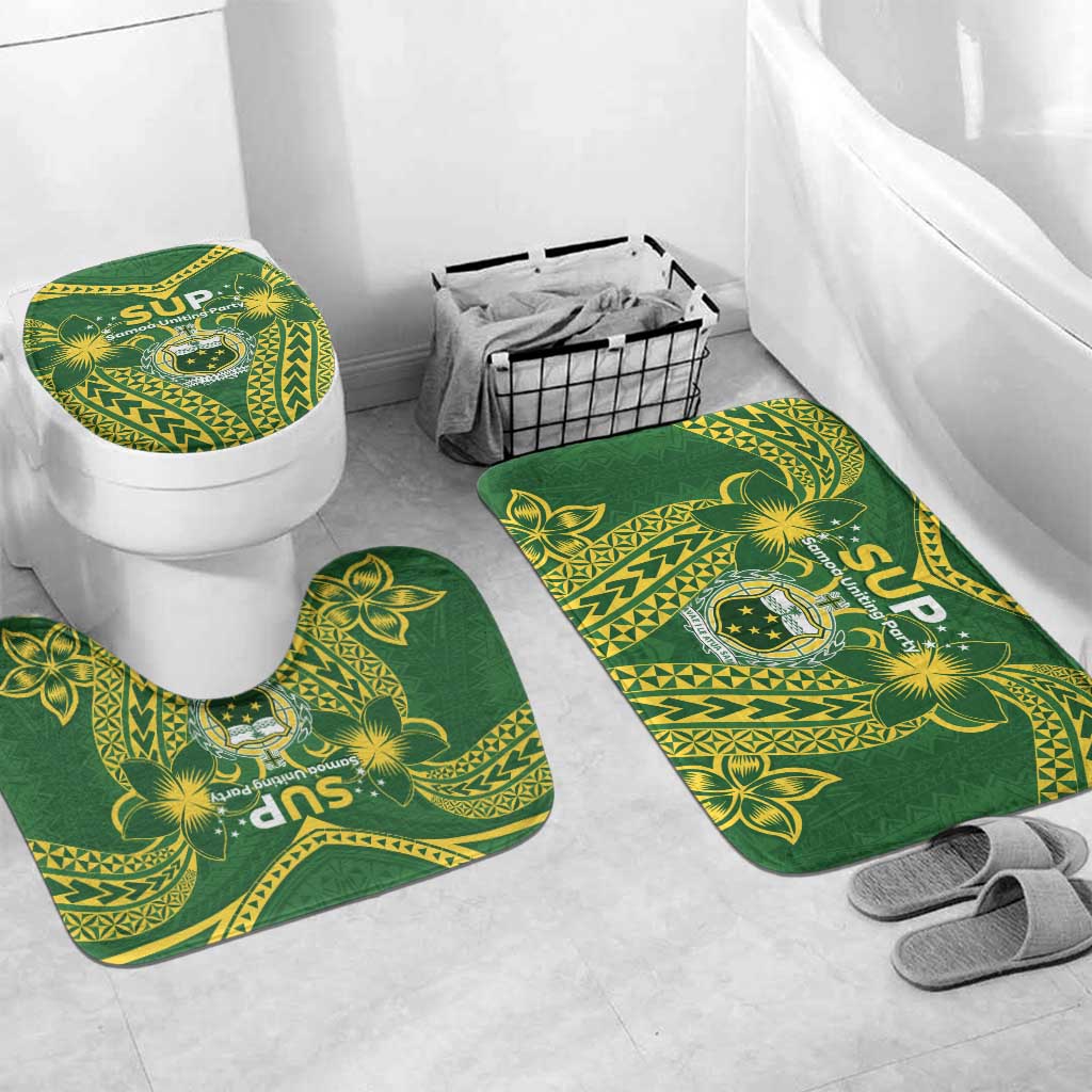 Samoa SUP Bathroom Set Samoan Coat Of Arms - Polynesian Pride