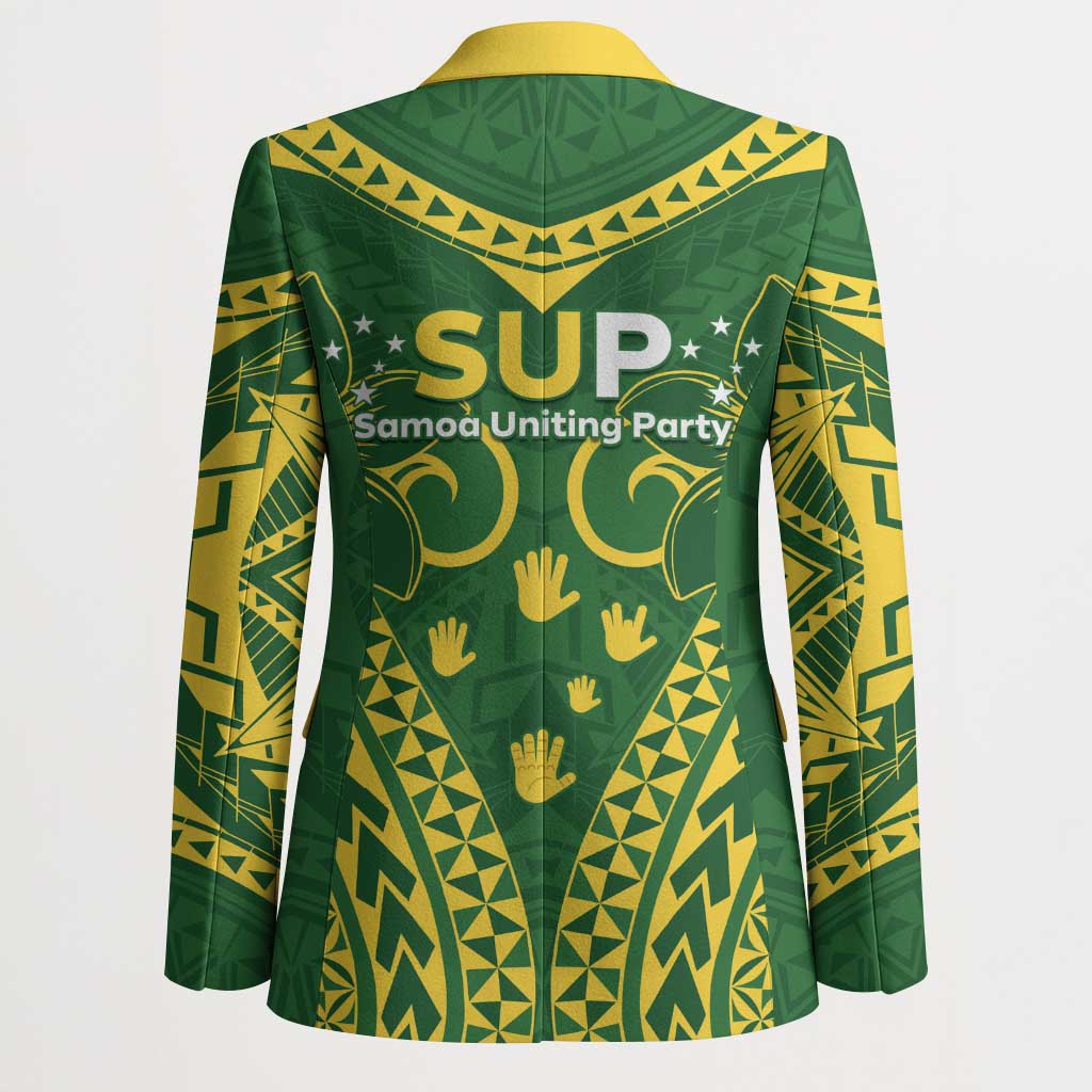 Samoa SUP Blazer Samoan Coat Of Arms - Polynesian Pride