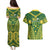 Samoa SUP Couples Matching Puletasi and Hawaiian Shirt Samoan Coat Of Arms - Polynesian Pride