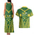 Samoa SUP Couples Matching Tank Maxi Dress and Hawaiian Shirt Samoan Coat Of Arms - Polynesian Pride
