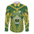 Samoa SUP Family Matching Off The Shoulder Long Sleeve Dress and Hawaiian Shirt Samoan Coat Of Arms - Polynesian Pride