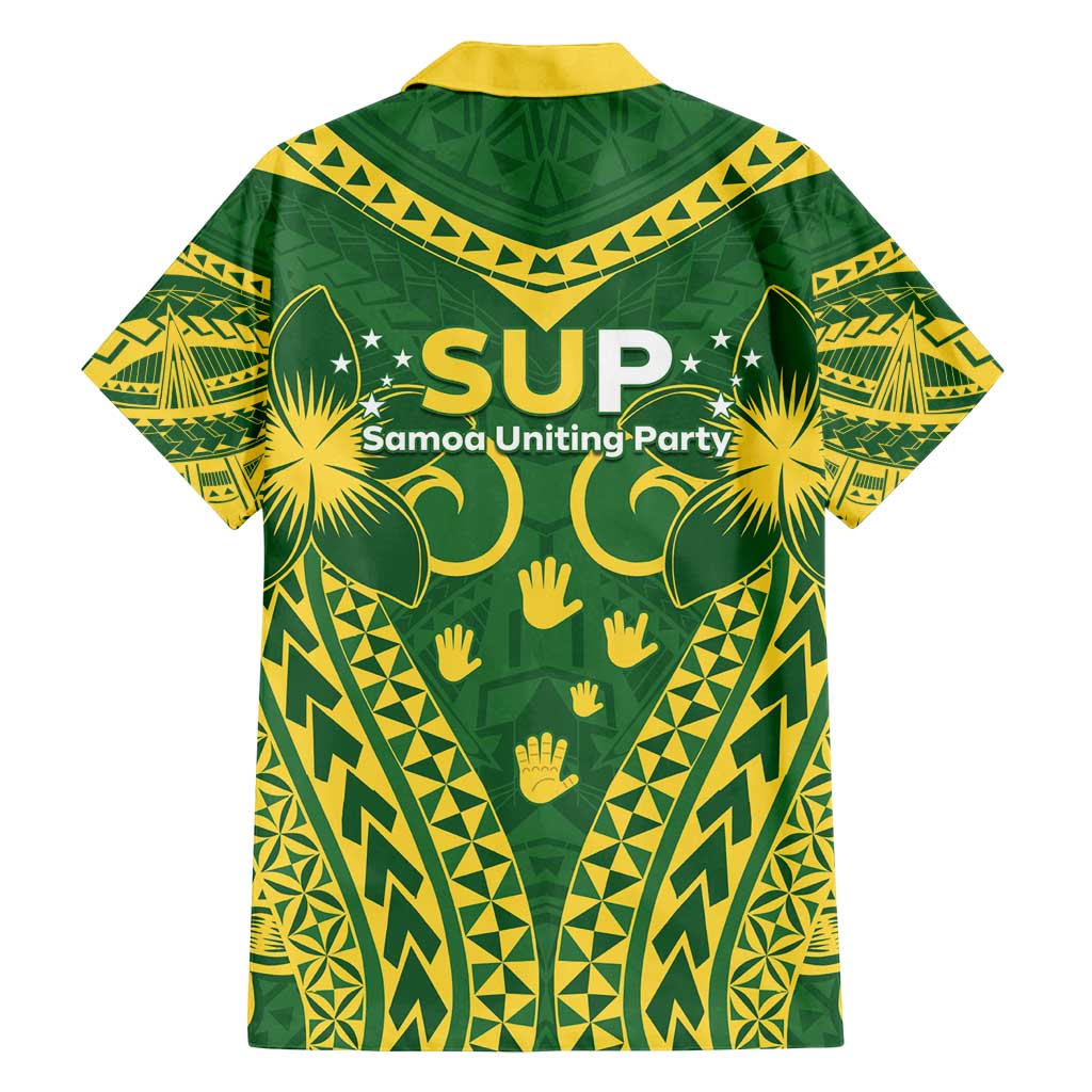 Samoa SUP Family Matching Off Shoulder Short Dress and Hawaiian Shirt Samoan Coat Of Arms - Polynesian Pride