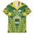 Samoa SUP Family Matching Short Sleeve Bodycon Dress and Hawaiian Shirt Samoan Coat Of Arms - Polynesian Pride