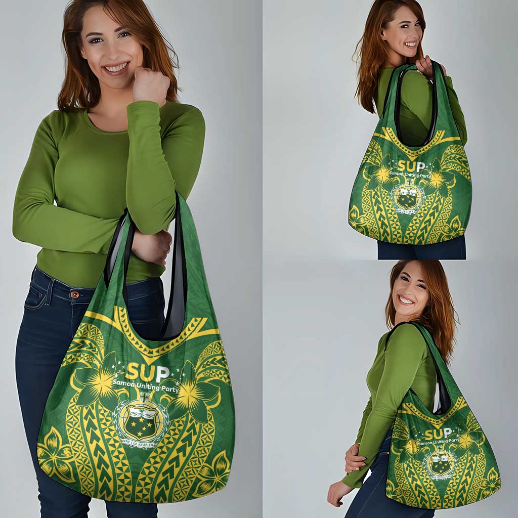 Samoa SUP Grocery Bag Samoan Coat Of Arms - Polynesian Pride