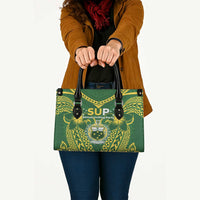 Samoa SUP Leather Bag Samoan Coat Of Arms - Polynesian Pride