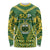 Samoa SUP Long Sleeve Shirt Samoan Coat Of Arms - Polynesian Pride