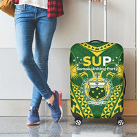 Samoa SUP Luggage Cover Samoan Coat Of Arms - Polynesian Pride