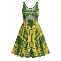 Samoa SUP Midi Dress Samoan Coat Of Arms - Polynesian Pride